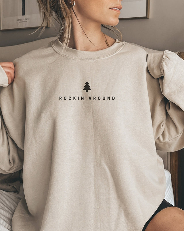 Christmas Tree Sweatshirt Rockin Around the Christmas Tree Hoodie