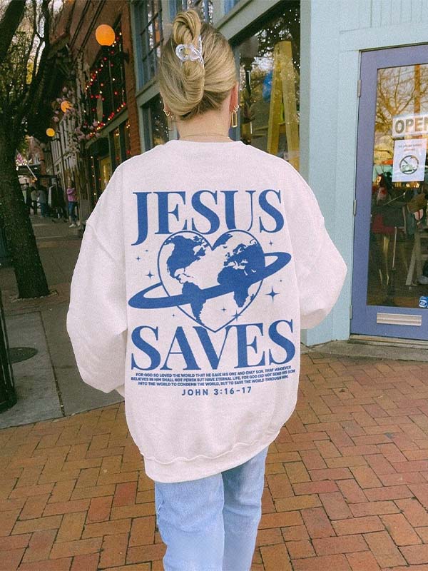 Saves Crewneck Aesthetic Streetwear Sweatshirt