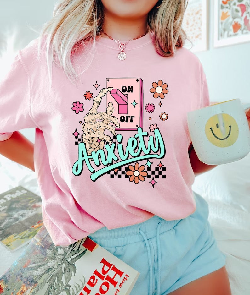 Anxiety On Off Cute T-shirt