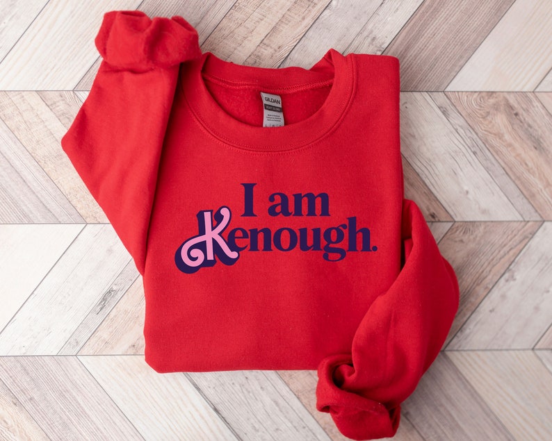 I Am Kenough Letter Print Sweatshirt