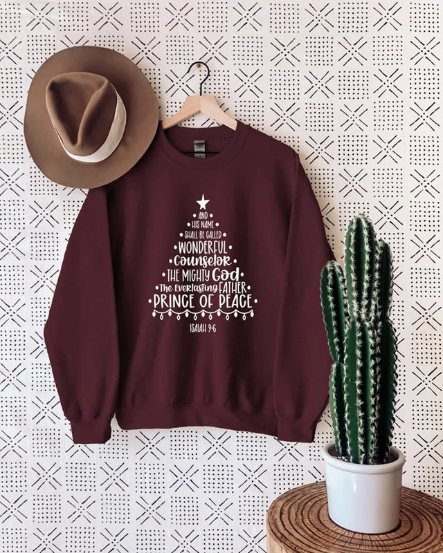 Religious Christmas Sweatshirt, Faith Sweater