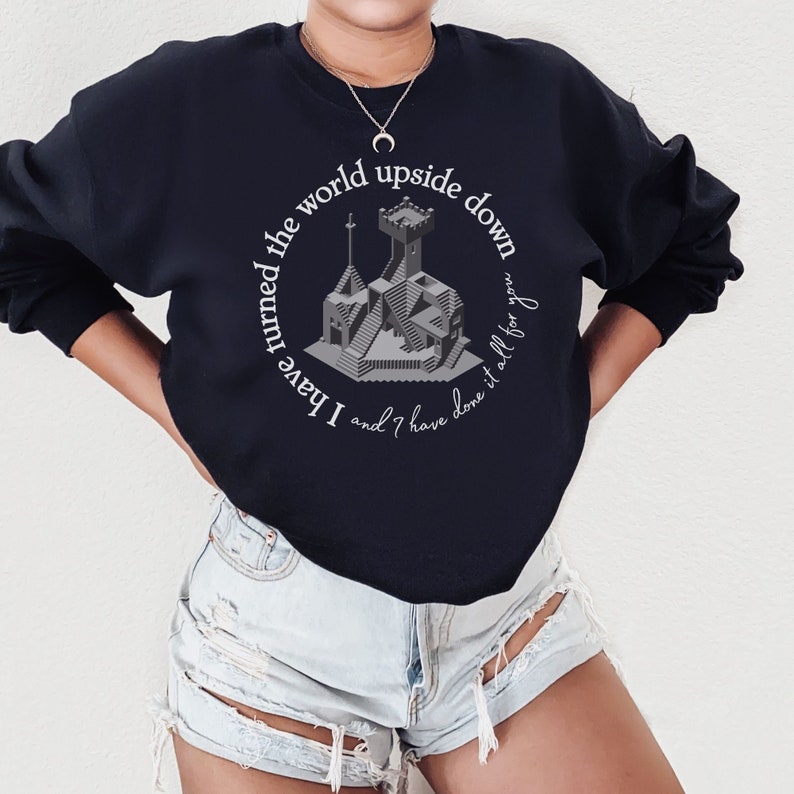 Vintage Labyrinth Casual Crewneck Sweatshirt