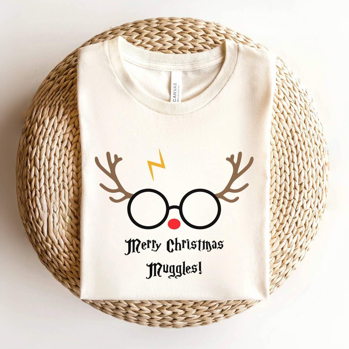 Merry Christmas Muggles Funny Magic T-shirt