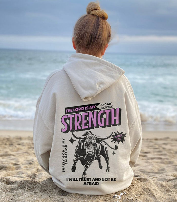 Words On Back Faith Cute Hoodie