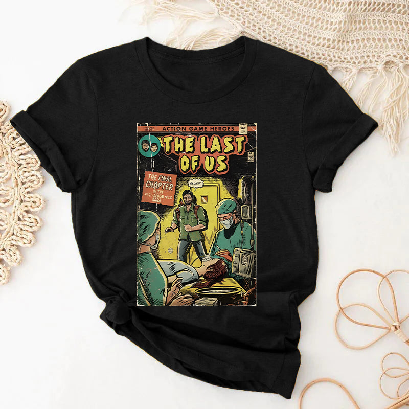 Ending Comic Cover Fan Art Poster Vintage T-shirt