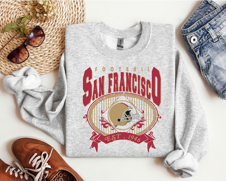 San Francisco Football Vintage Sweatshirt