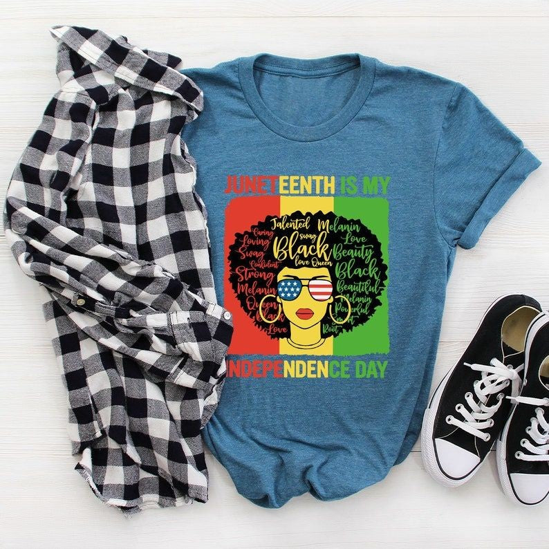 Funny Juneteenth Women T-shirt