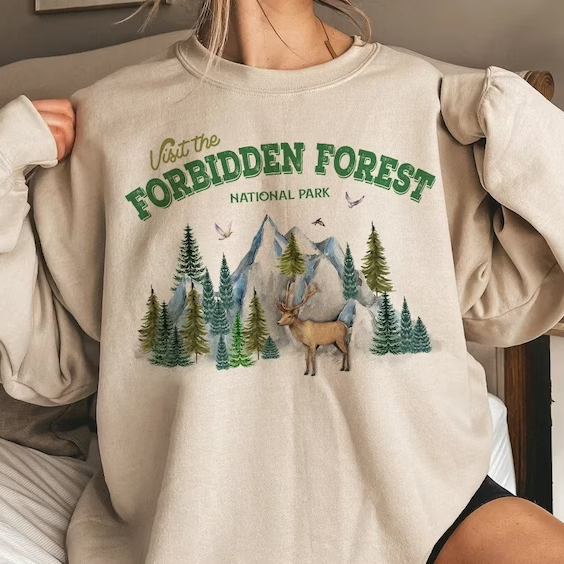 Vintage Forbidden Forest Wizard Sweatshirt