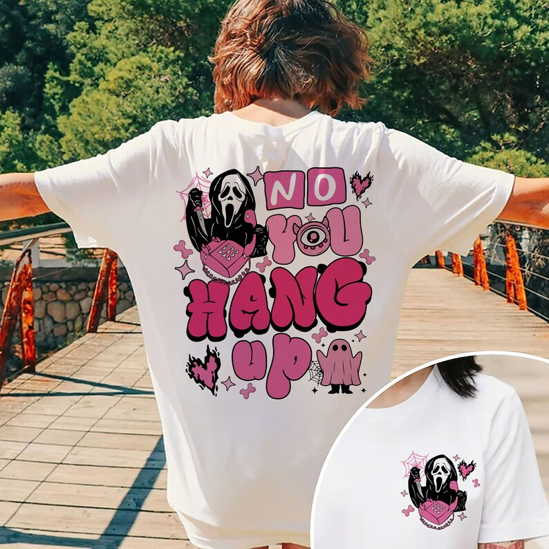 No You Hang Up Scream Ghostface T-Shirt