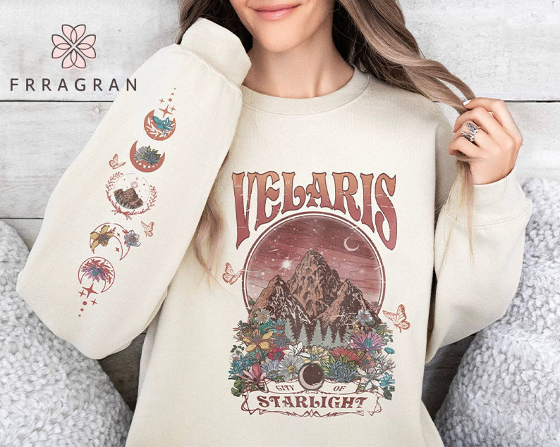Velaris City Of Starlight Two-Sided Sweatshirt