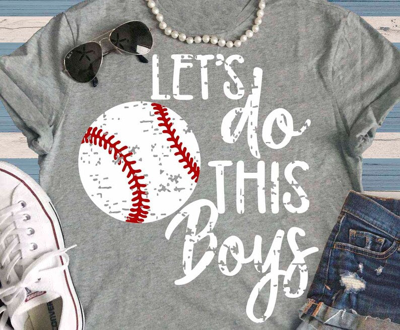 Baseball Print Casual T-shirt