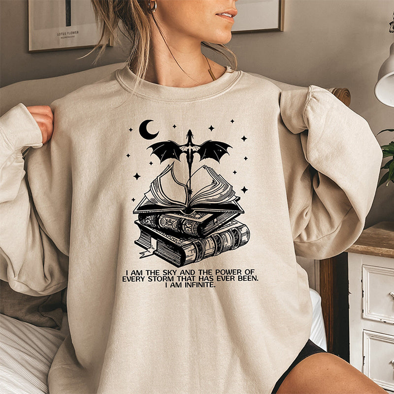 I Am The Sky Fourth Wing Bookish Sweatshirt