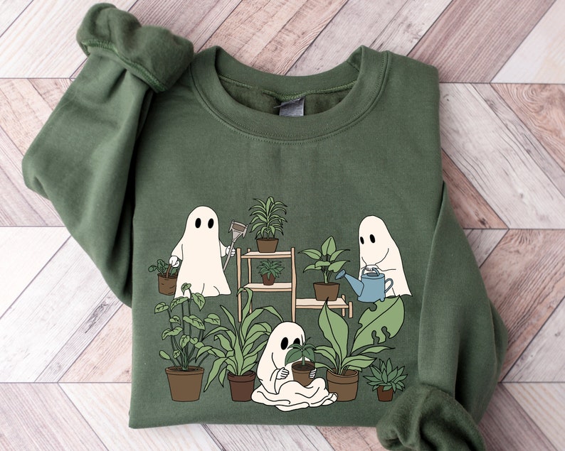 Halloween Plant Lady Sweatshirt