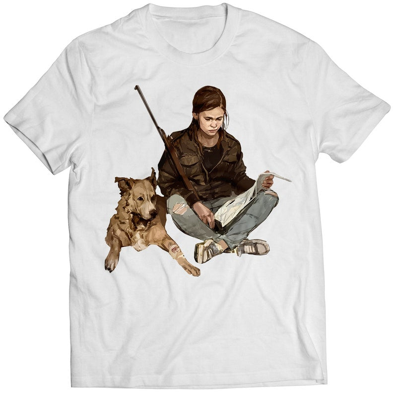 Ellie & Dog TLOU Short Sleeve T-shirt