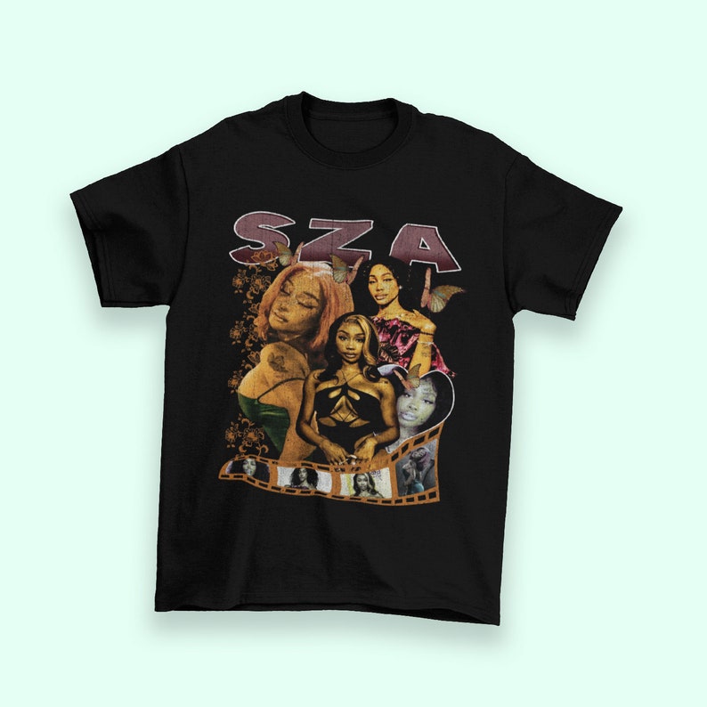 Retro SZA Vintage Syle Crewneck Short Sleeve T-shirt