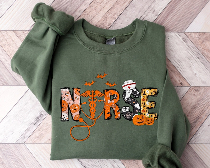 Halloween Nurse Sweatshirt