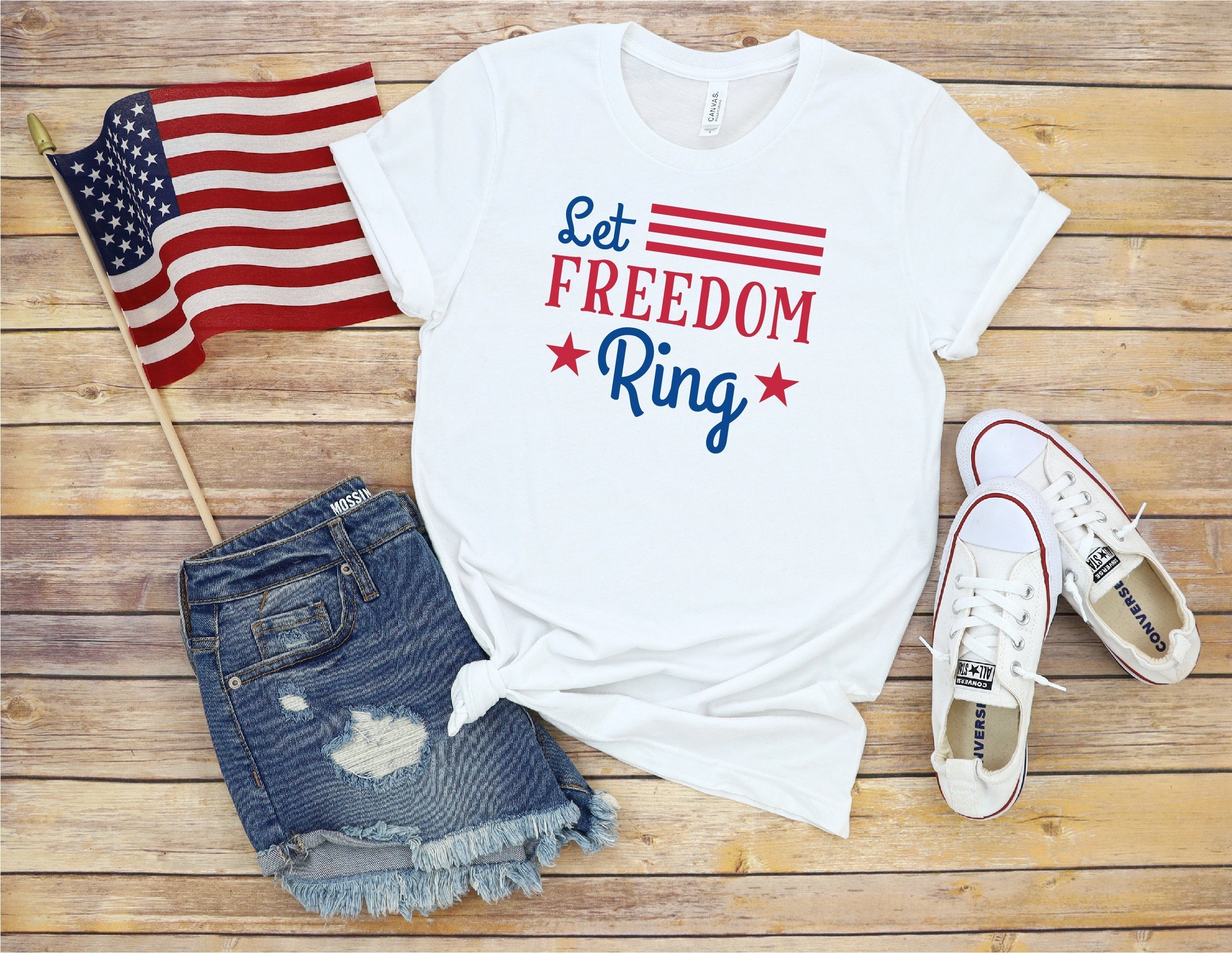 Independence Day Let Freedom Ring T-shirt