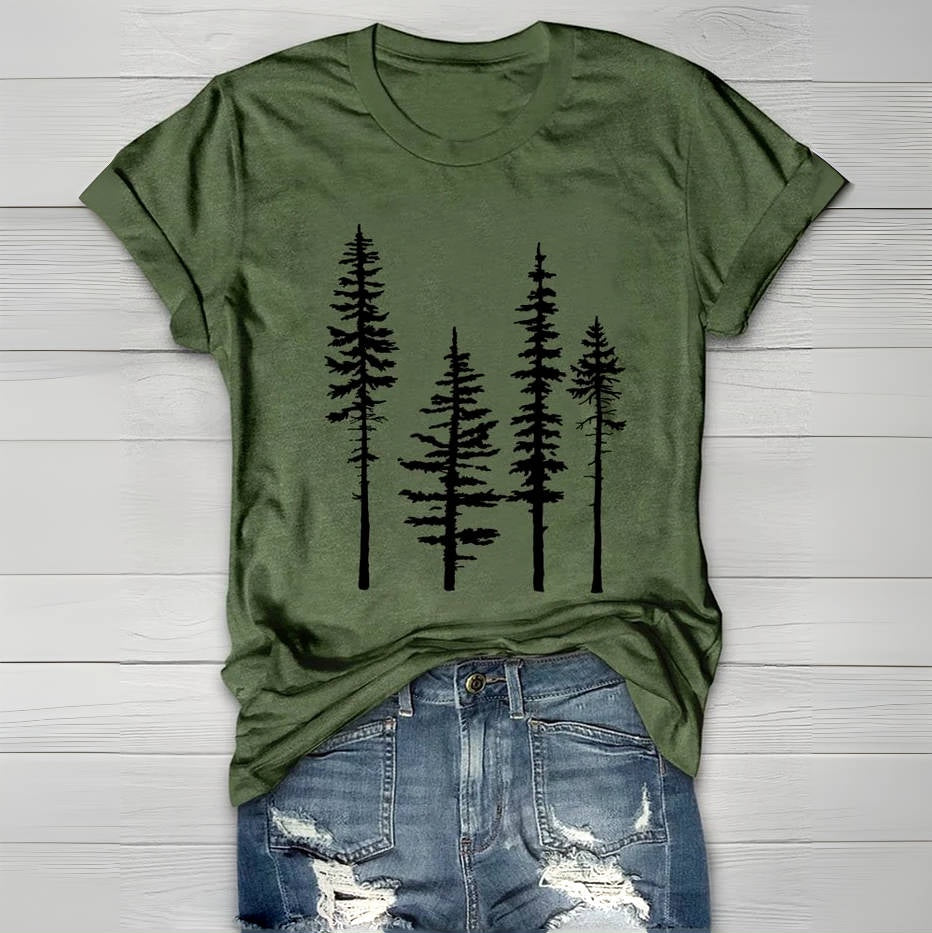 Pine Tree Pint Casual T-shirt