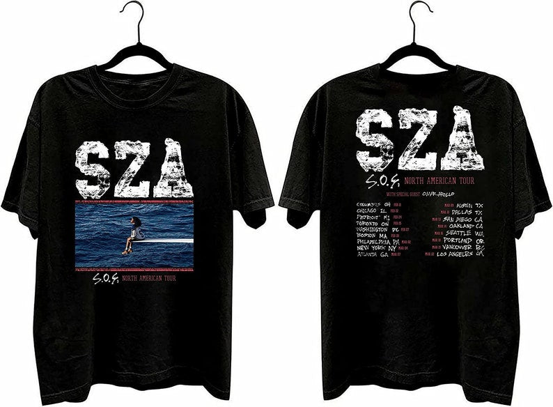 SZA Album Tour 2023 SOS Pop T-shirt