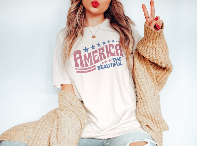 America The Beautiful T-shirt