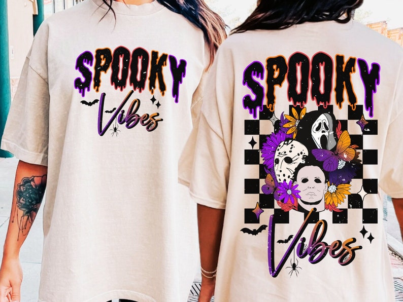 Retro Halloween Graphic T-shirt