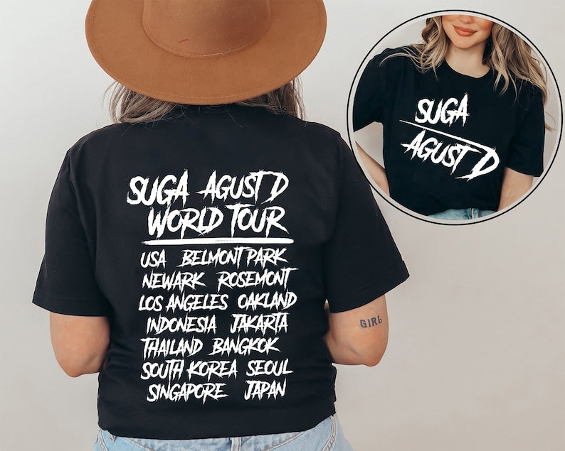 Suga Concert Double Side T-shirt