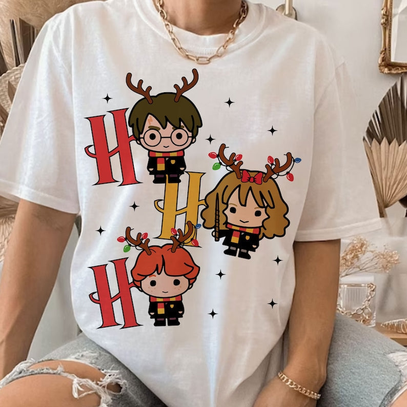 Ho Ho Ho Christmas Magic Wizard T-shirt