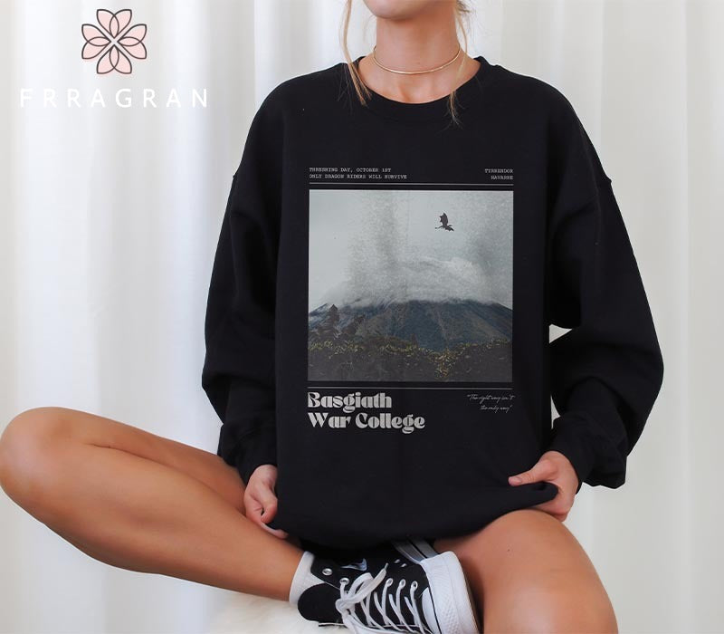 Fourth Wing Crewneck Casual Sweatshirt