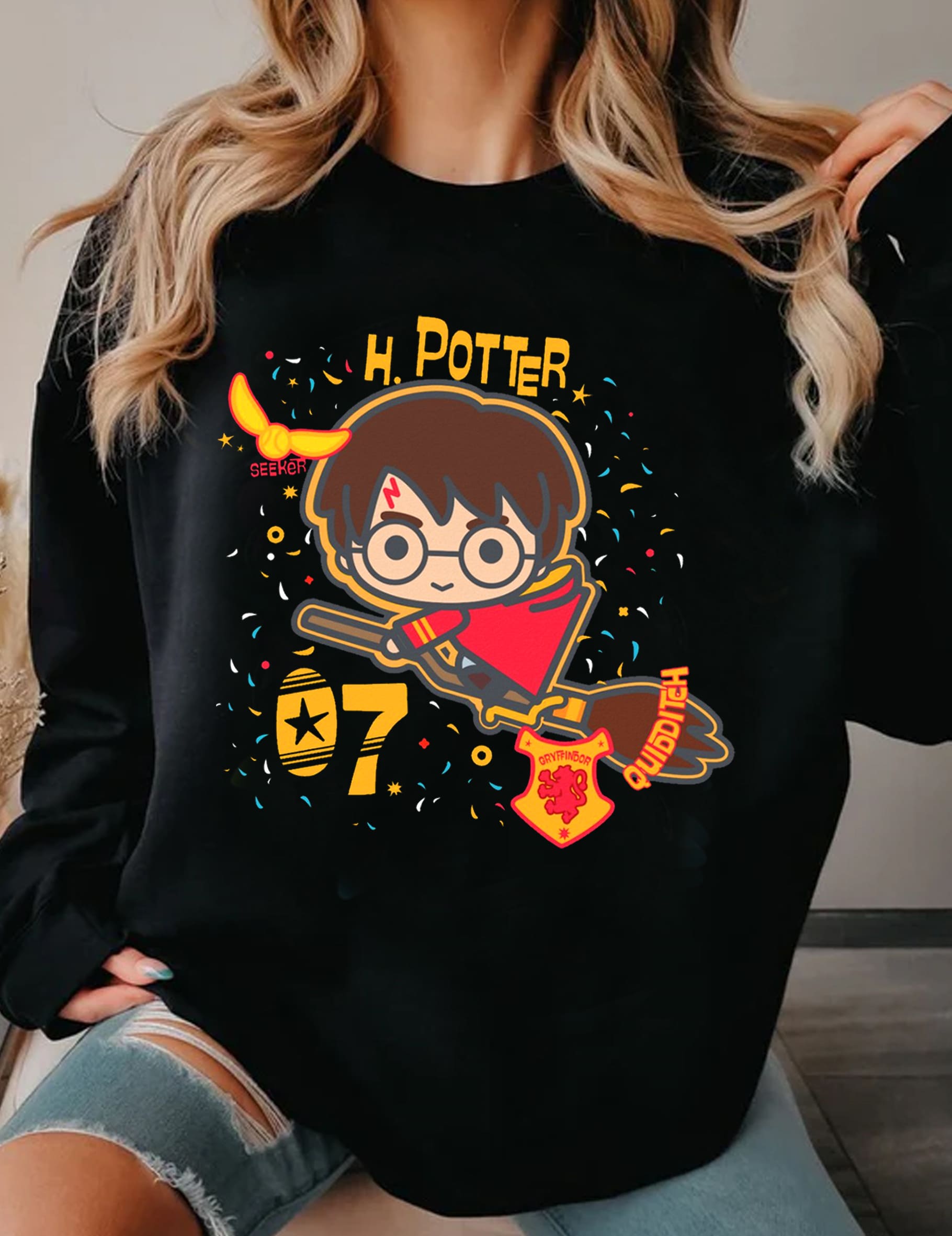 Magic Wizard School Book Lover Sweatshirt
