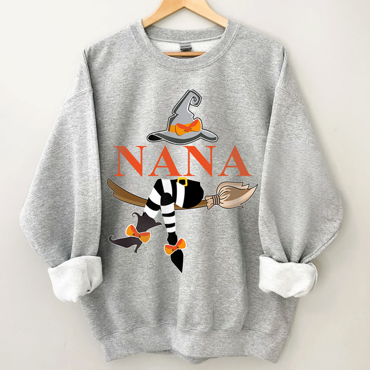 Nana Witch Halloween Sweatshirt