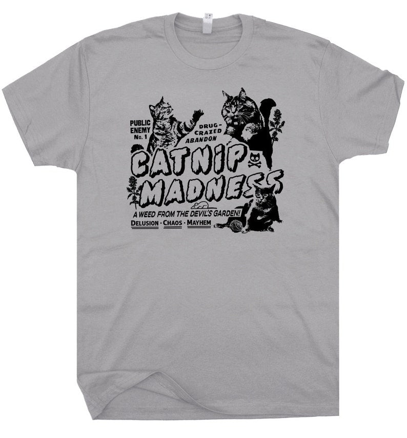 Funny Cat Catnip Madness T-shirt
