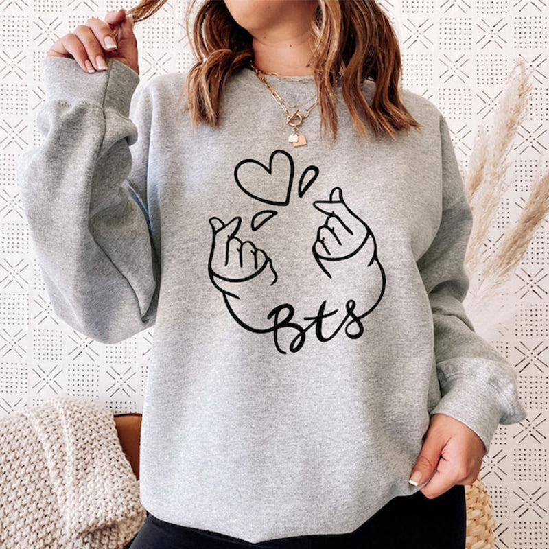 BTS Casual Crewneck Sweatshirt
