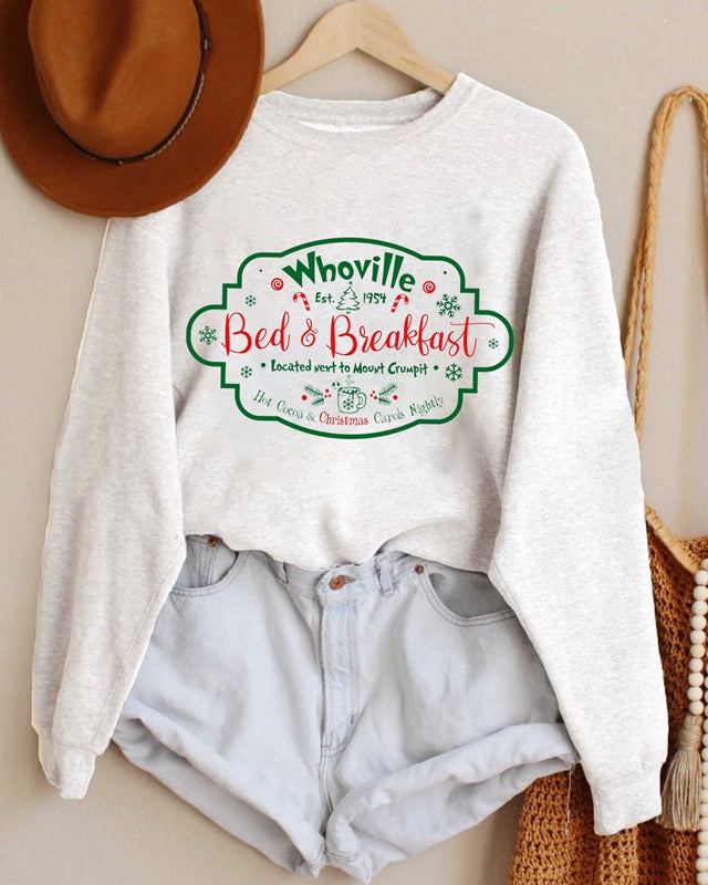 Whoville Bed And Breakfast Sweatshirt
