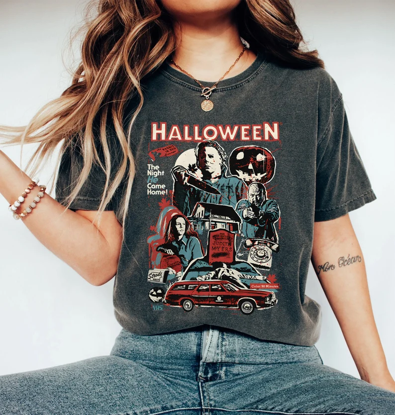 Comfort Colors® Vintage Michael Myers Halloween Shirt