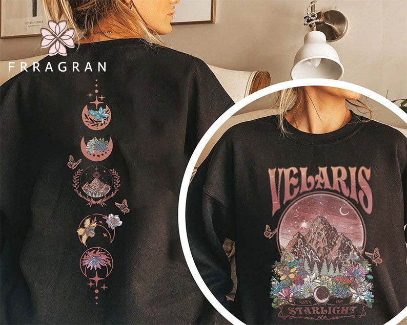 Velaris City Of Starlight Double-sided Print Sweatshirt